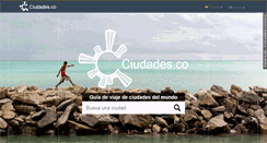 Desktop Screenshot of ciudades.co