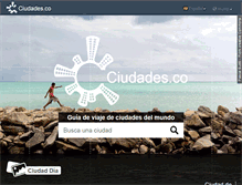 Tablet Screenshot of ciudades.co